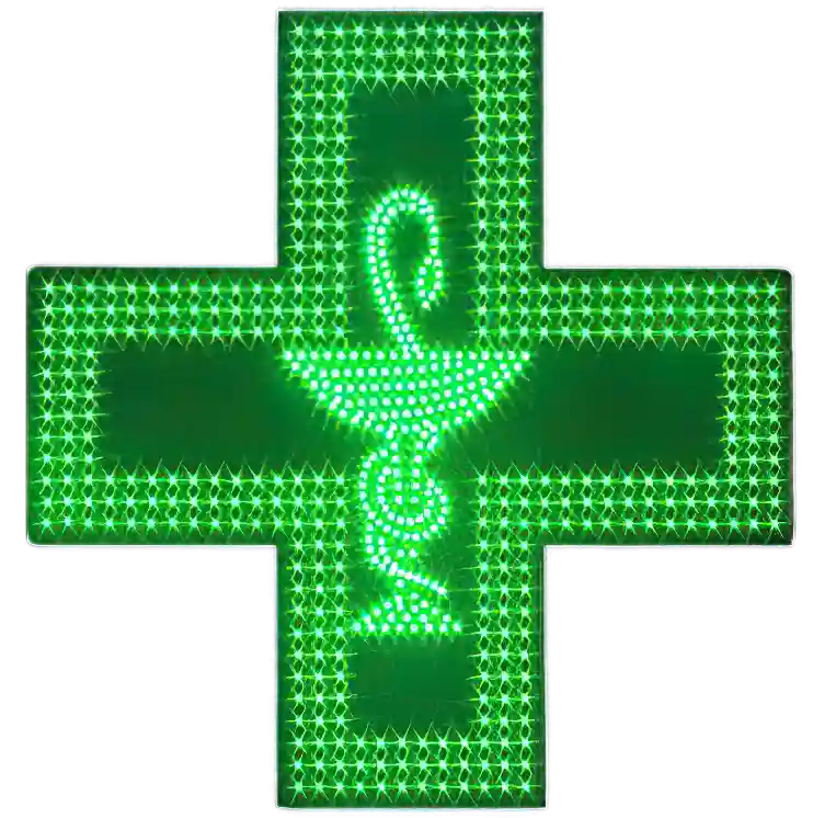 pharmacy cross led-0435