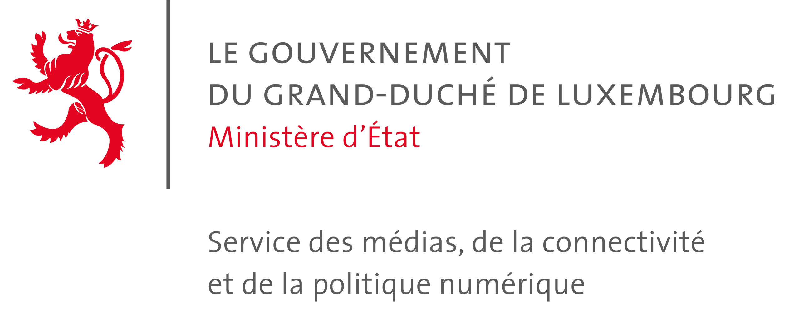 LE GOUVERNEMENT DU GRAND-DUCHÉ DE LUXEMBOURG - Ministère d’État - Service des médias, de la connectivité et de la politique numérique